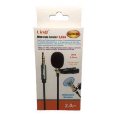 Câble Micro-cravate Jack 3.5mm 2M LinQ AV3552M